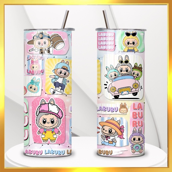 Labubus -  20oz Tumbler Stainless Steel - Design created by me - Picture 6 of 6